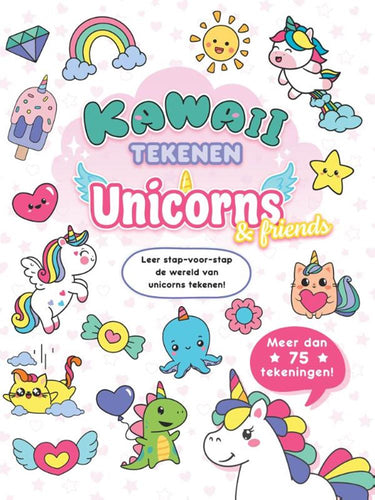 Rebo publishers kawaii tekenen unicorns friends 6+