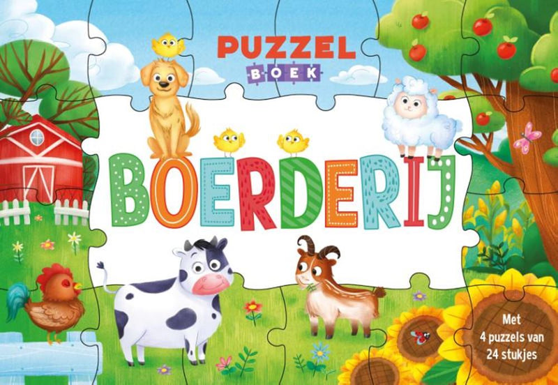 Load image into Gallery viewer, Boerderij - puzzelboek 4+
