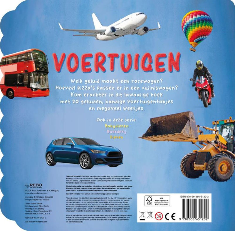 Load image into Gallery viewer, Voertuigen - 20-geluidenboek 2+
