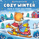 Cozy winter - cute cozy coloring. 6+