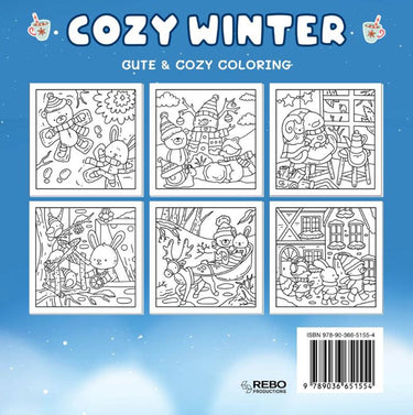 Rebo publishers cozy winter - cute cozy coloring. 6+