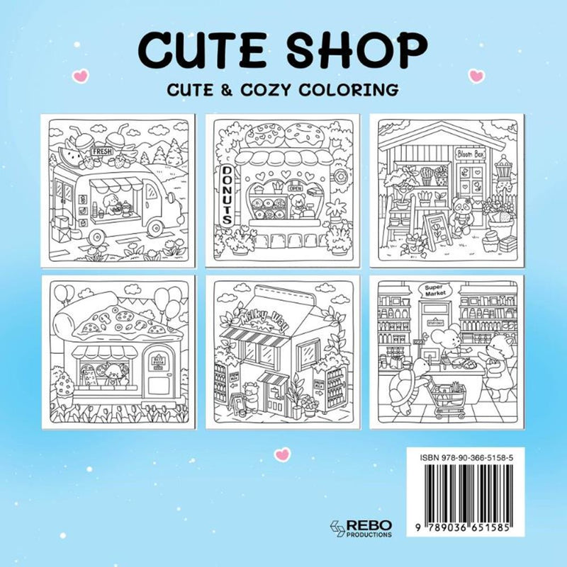 Load image into Gallery viewer, Rebo publishers cute shop - cute cozy coloring. 6+
