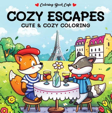 Rebo cozy escapes - cute cozy coloring. 6+