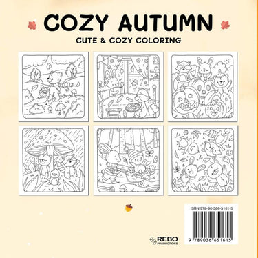 Rebo publishers cozy autumn - cute cozy coloring. 6+