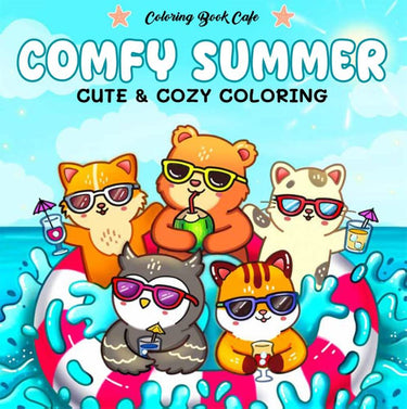 Rebo publishers comfy summer - cute cozy coloring. 6+