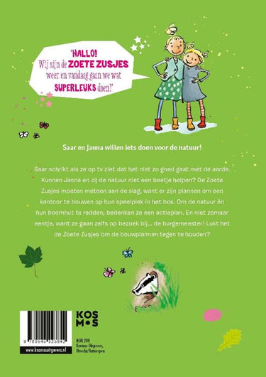 Centraal boekhuis de zoete zusjes helpen de natuur