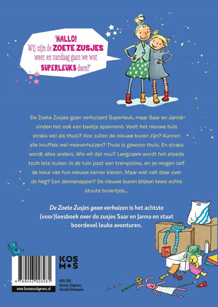 Load image into Gallery viewer, Centraal boekhuis de zoete zusjes gaan verhuizen kinderboek
