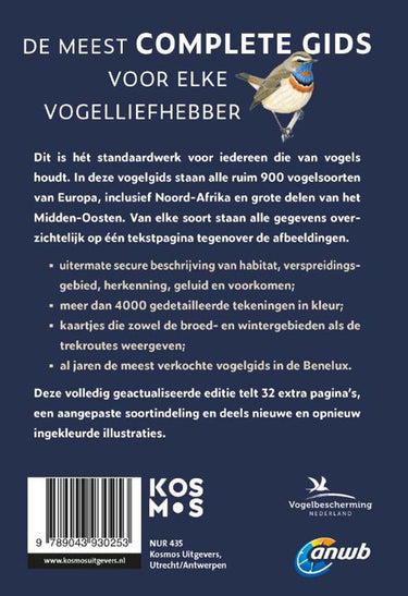 Anwb vogelgids van europa volwassene