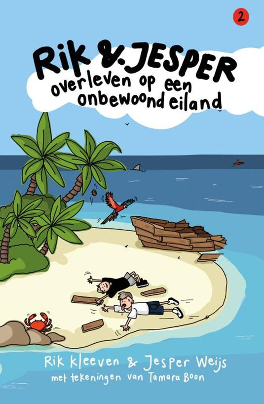 Rik en jesper overleven op een onbewoond