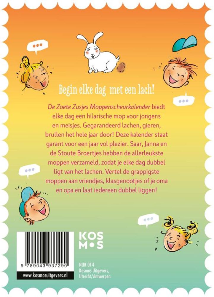 Afbeelding laden in galerijviewer, Kosmos uitgevers de zoete zusjes moppenscheurkalender - 2026
