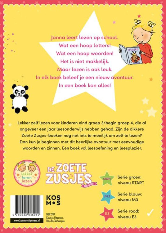 Zoete zusjes: op zoek naar een boek 5+