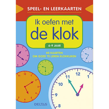 Deltas ik oefen met de klok - speel en leerkaarten