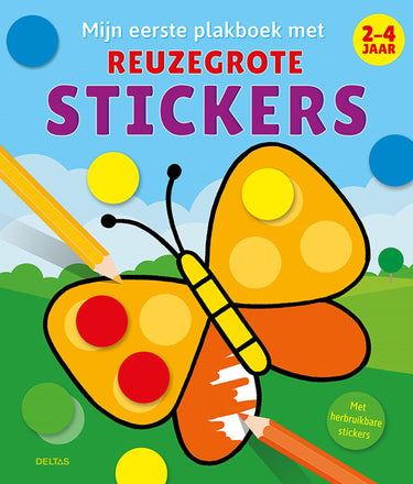 Deltas mijn eerste plakboek met reuzegrote stickers (2-4jr.)
