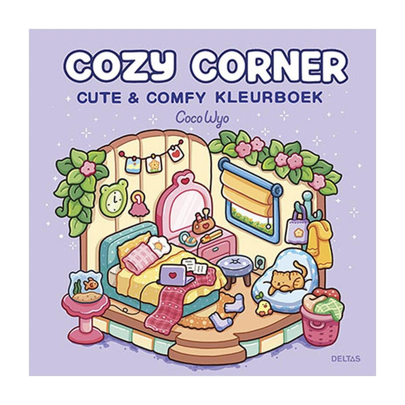 Load image into Gallery viewer, Deltas cozy corner cute comfy kleurboek coco wyo
