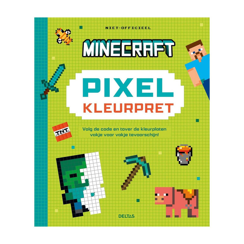 Load image into Gallery viewer, Deltas minecraft pixel kleurpret
