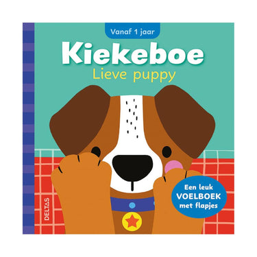 Deltas kiekeboe lieve puppy - kartonboekje met flapjes