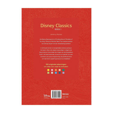 Deltas disney classics boek 1 - kleuren op nummer voor volwassenen