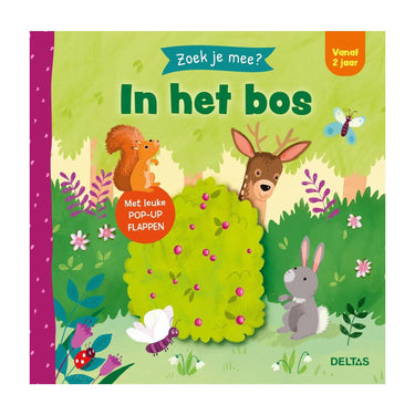Deltas zoek je mee? in het bos