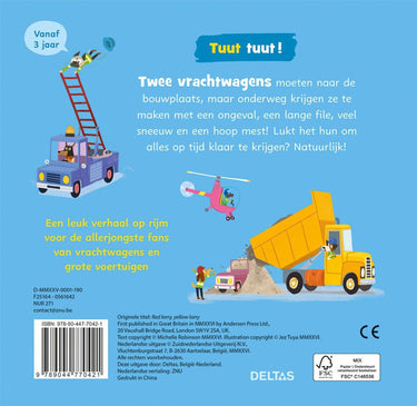 Deltas tuut tuut - aan de slag! een boek vol leuke vrachtwagens