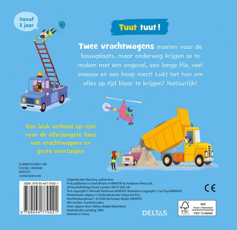 Load image into Gallery viewer, Deltas tuut tuut - aan de slag! een boek vol leuke vrachtwagens
