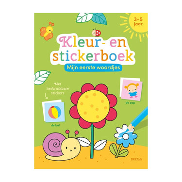Deltas mijn eerste woordjes kleur- en stickerboek - 3-5 jaar