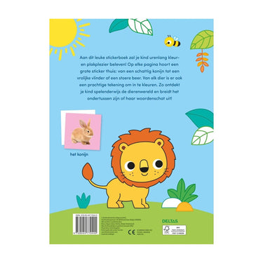 Deltas lieve dieren kleur- en stickerboek - 3-5 jaar