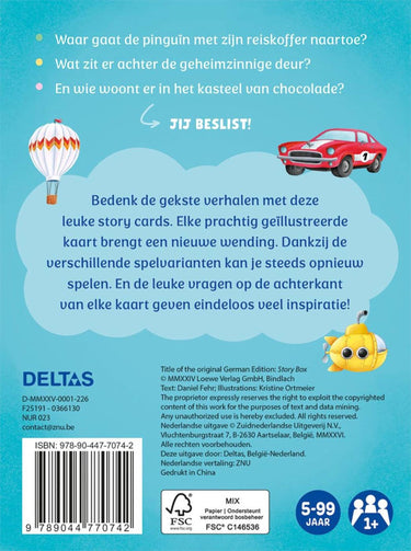 Deltas story cards kaartspel