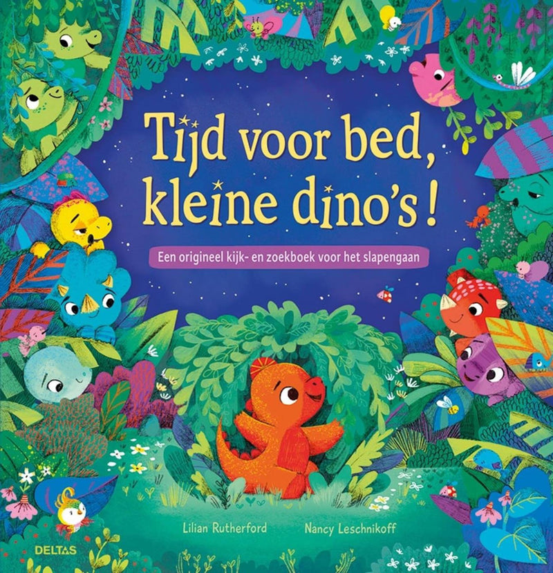 Load image into Gallery viewer, Deltas tijd voor bed, kleine dino's! kijk- en zoekboek
