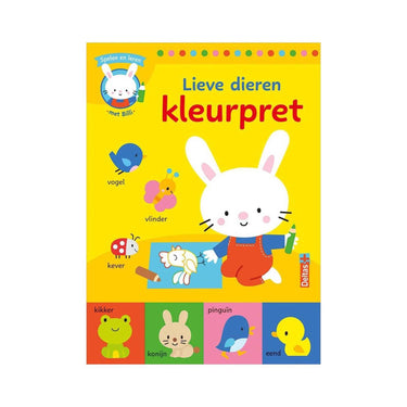 Deltas spelen en leren met billi - lieve dieren kleurpret