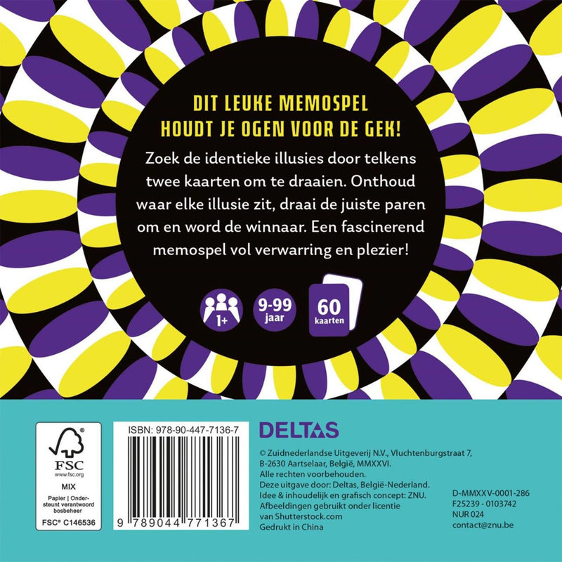 Load image into Gallery viewer, Deltas optische illusies - memospel
