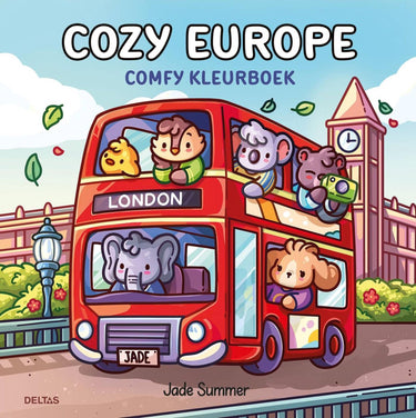 Deltas cozy europe - comfy kleurboek jade summer