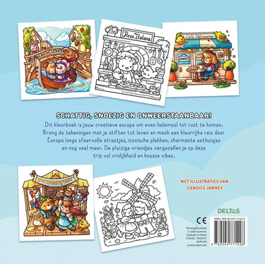 Deltas cozy europe - comfy kleurboek jade summer