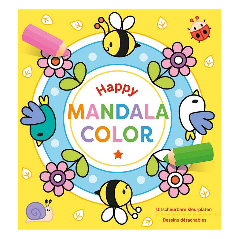 Load image into Gallery viewer, Deltas happy mandala color kleurboek
