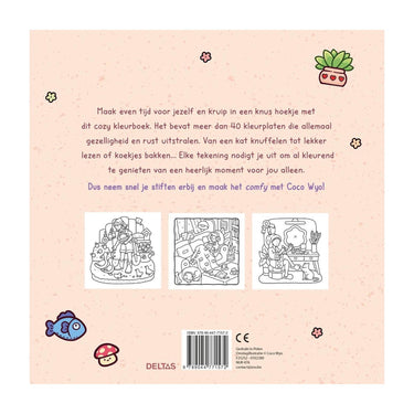 Deltas girl moments cute comfy kleurboek coco wyo
