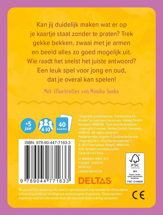 Deltas wat beeld ik uit? - raadspel met kaarten