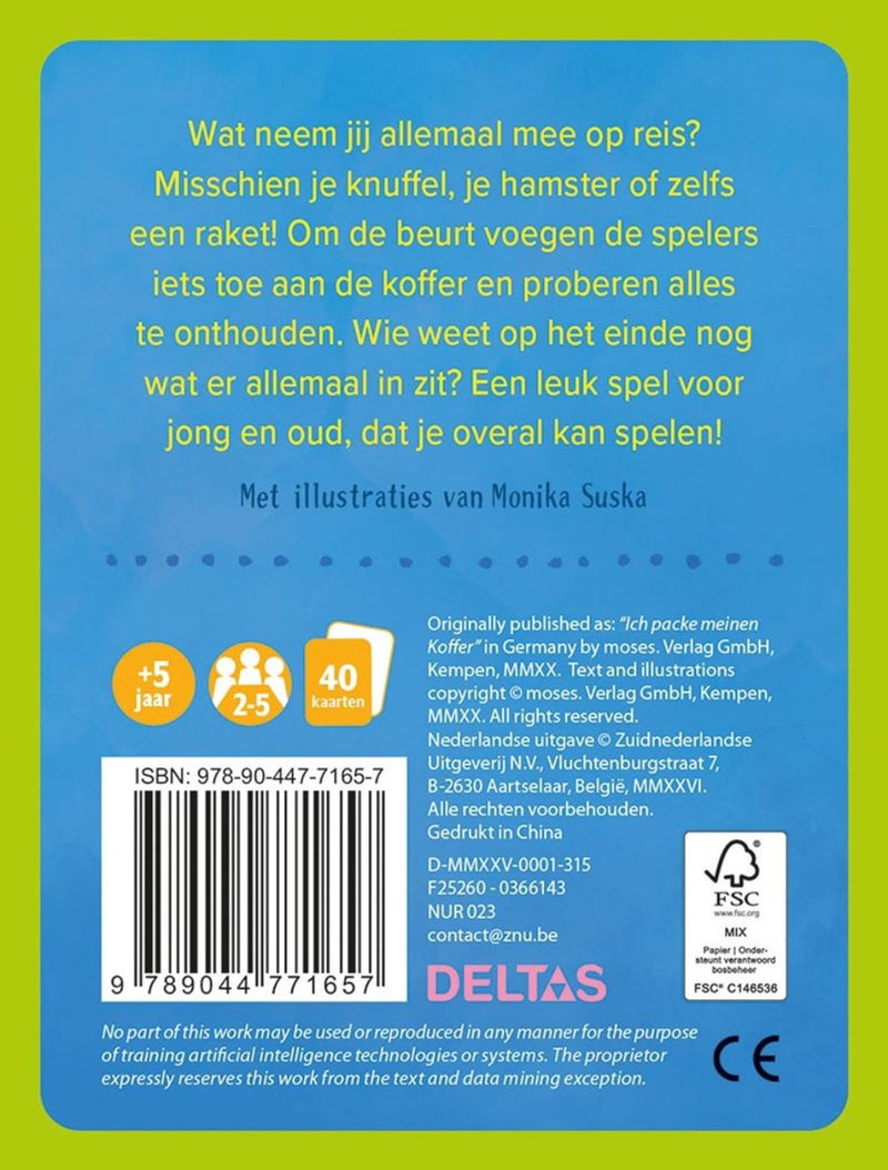 Load image into Gallery viewer, Deltas ik ga op reis en ik neem mee...
