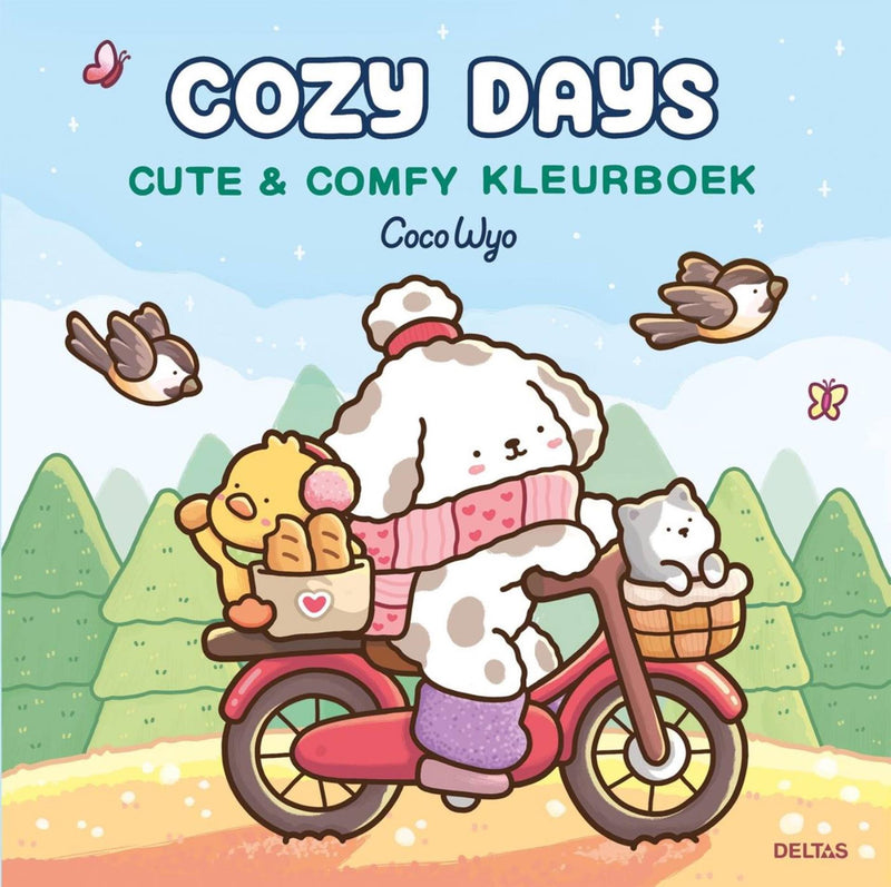 Load image into Gallery viewer, Deltas cozy days cute comfy kleurboek coco wyo
