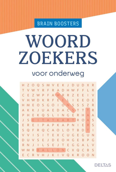 Deltas brain boosters - woordzoekers voor onderweg