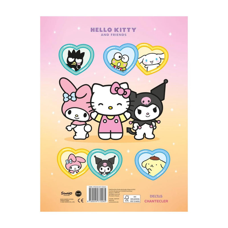 Load image into Gallery viewer, Deltas hello kitty and friends super color parade kleurboek
