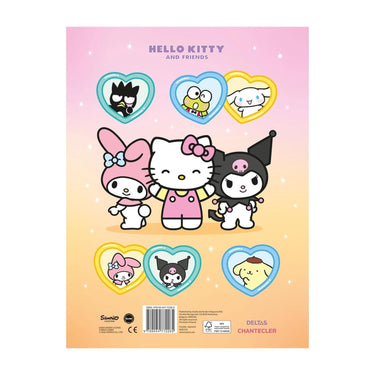 Deltas hello kitty and friends super color parade kleurboek
