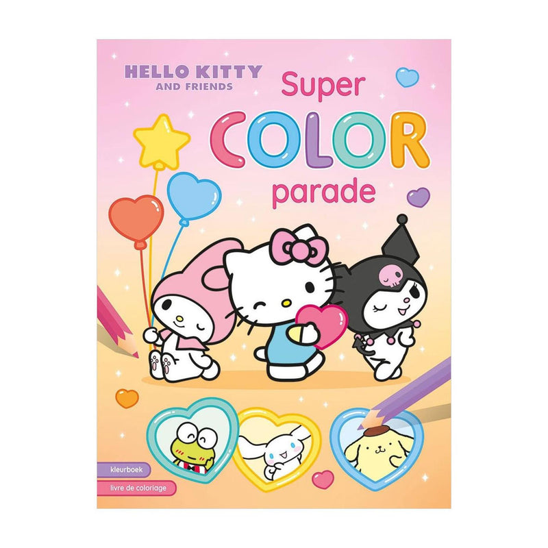 Load image into Gallery viewer, Deltas hello kitty and friends super color parade kleurboek

