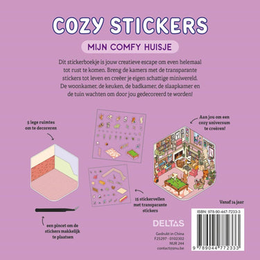 Deltas cozy stickers - mijn comfy huisje