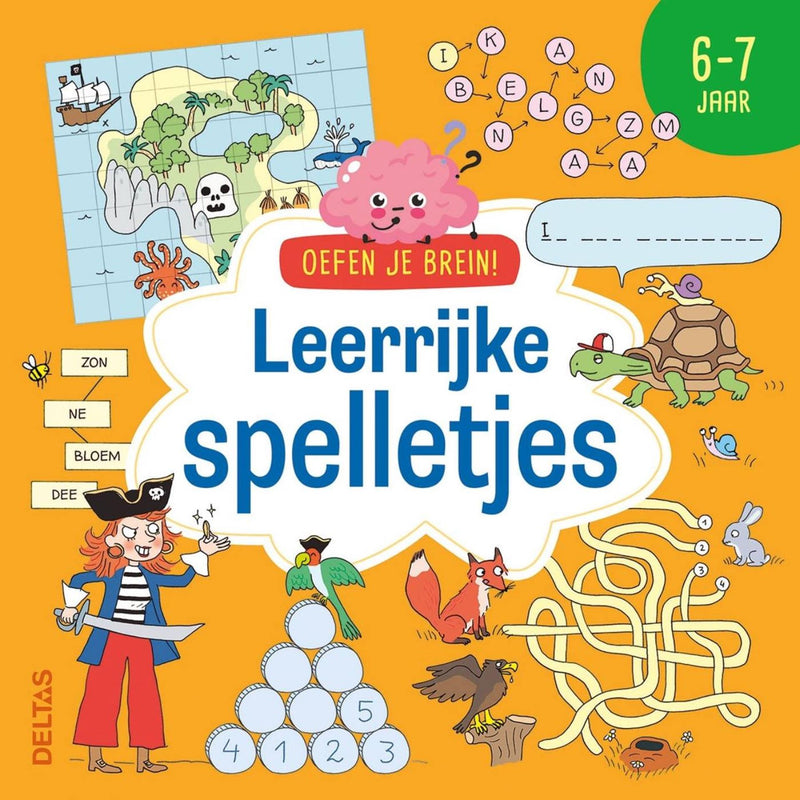 Load image into Gallery viewer, Deltas oefen je brein! leerrijke spelletjes 6-7 jaar
