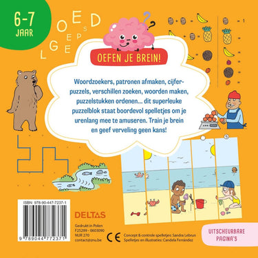 Deltas oefen je brein! leerrijke spelletjes 6-7 jaar