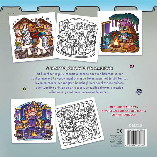 Deltas cozy kingdom - fantasy kleurboek jade summer