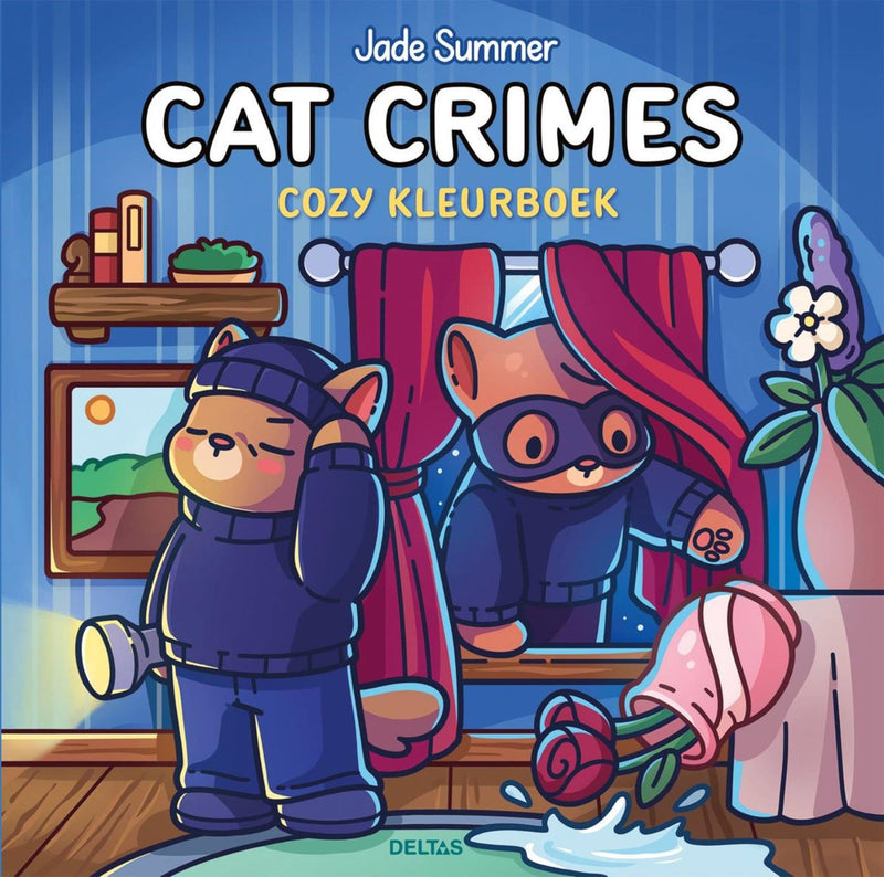 Load image into Gallery viewer, Deltas cat crimes - cozy kleurboek jade summer
