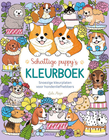 Deltas schattige puppy's kleurboek - lulu mayo