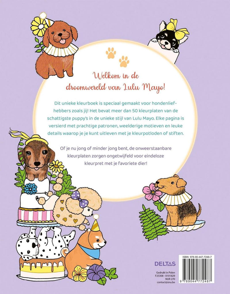 Load image into Gallery viewer, Deltas schattige puppy's kleurboek - lulu mayo
