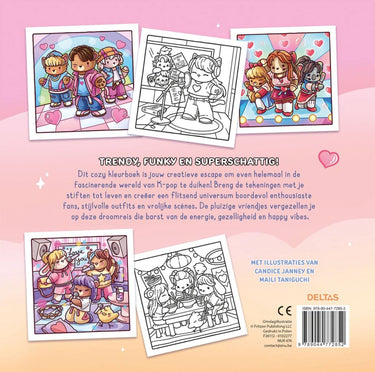 Deltas cozy k-pop - comfy kleurboek jade summer