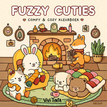 Deltas fuzzy cuties cute comfy kleurboek vivi tinta